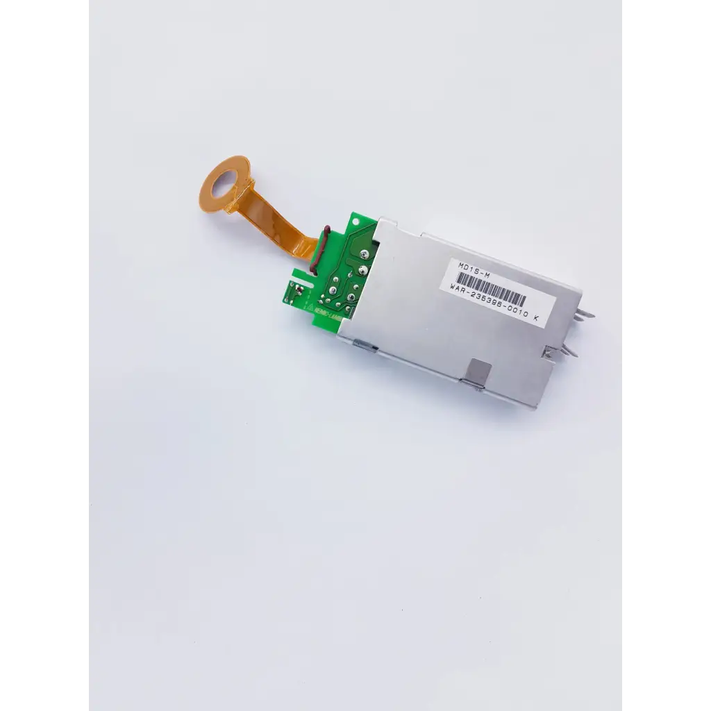 Densei-lambda alpha 600 power module md1s-d with silver rectangular metal casing green circuit board and orange connector for nibp assembly board