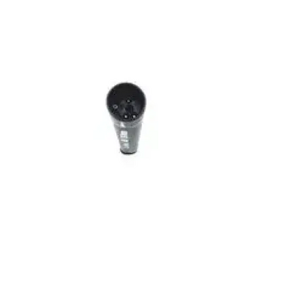 Black cylindrical densply cavitron 30k air polishing insert with matte finish and silver branding on the side