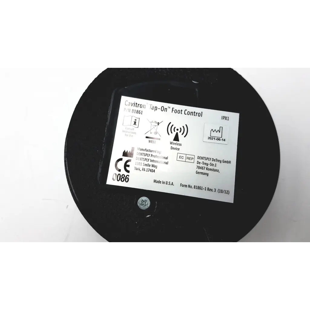 Load image into Gallery viewer, Dentsply Cavitron Ultrasonic Tap-On Foot Control 81663-2