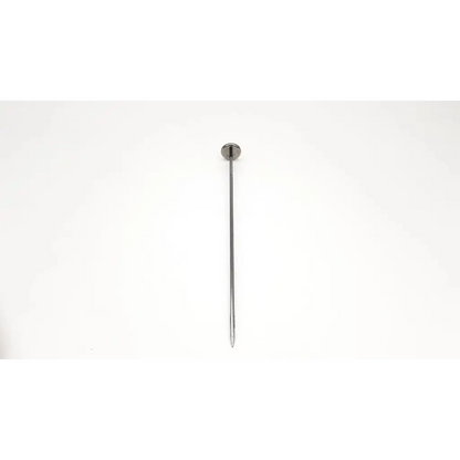 A sleek metallic nail with rounded head and pointed tip for the mitek stabilization obturator depuy 214639