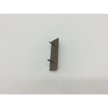 Metallic rectangular wall hook with two screws for mounting used in depuy 96-6275 femoral component trials