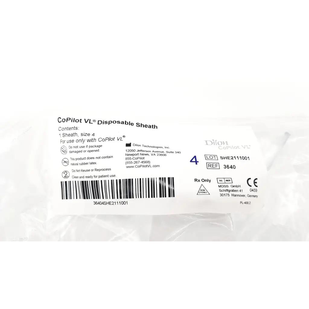 Load image into Gallery viewer, Dilon CoPIiot VL Disposable Sheath Size 4 - Surgical Tool