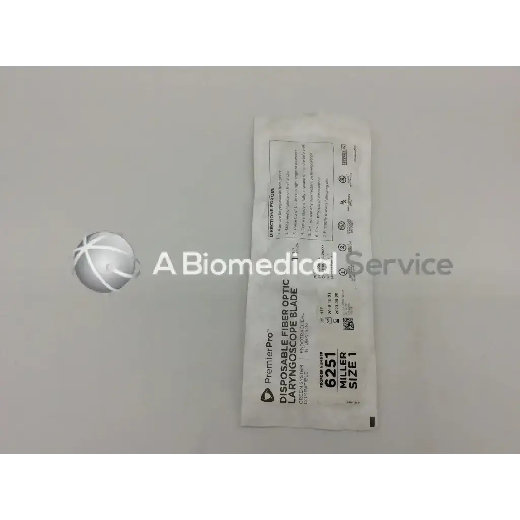 Load image into Gallery viewer, Disposable Fiber Optic Laryngoscope 6251 Miller Size 1