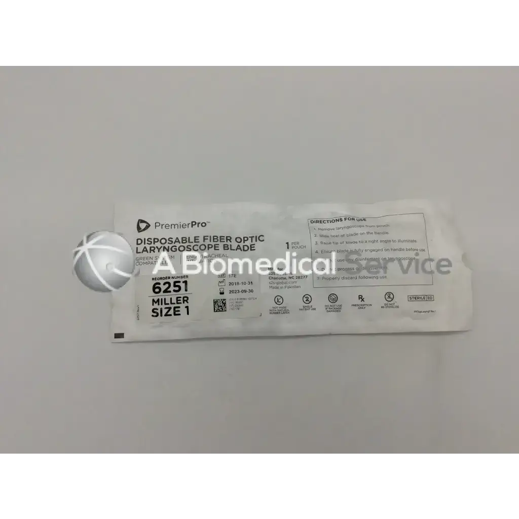 Load image into Gallery viewer, Disposable Fiber Optic Laryngoscope 6251 Miller Size 1