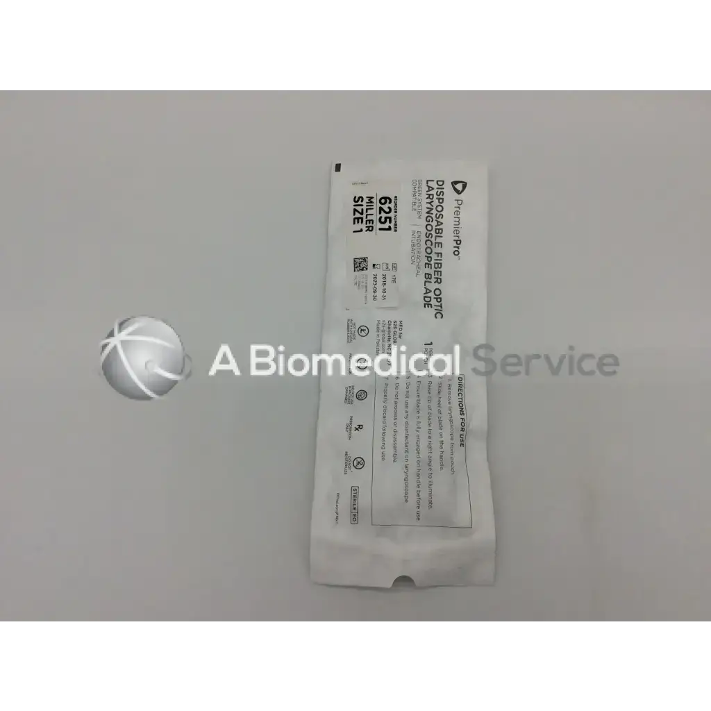 Load image into Gallery viewer, Disposable Fiber Optic Laryngoscope 6251 Miller Size 1
