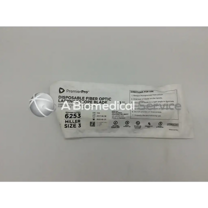Disposable Fiber Optic Laryngoscope 6253 Miller Size 3