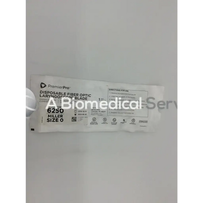 Disposable Fiber Optic Laryngoscope Blade 6250 Miller Size