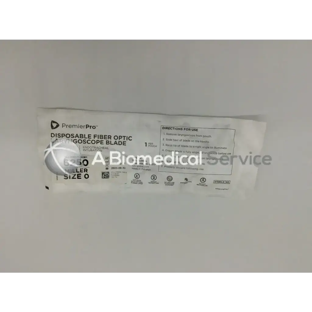 Disposable Fiber Optic Laryngoscope Blade 6250 Miller Size