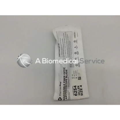 Disposable Fiber Optic Metal Laryngoscope Blade 6254 Size 4