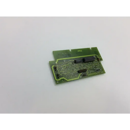 Drager 8201350 05 board showing green printed circuit board with black integrated circuits and metallic solder points