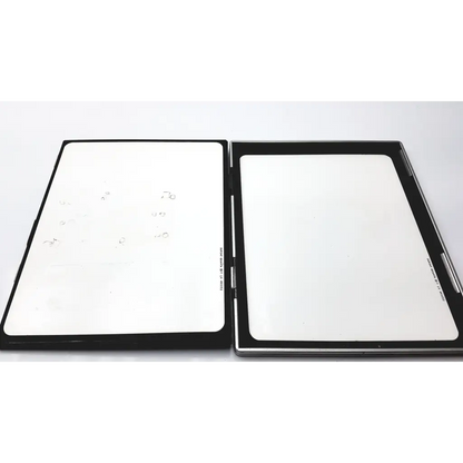 Black protective case with sleek minimalist design and smooth edges for dupont cronex quanta iii x-ray cassette 8x10