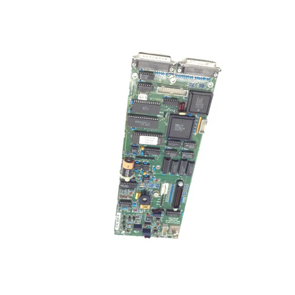 Green circuit board with electronic components and connectors for dynatech pcb basic 201622 rev c pcb basic product