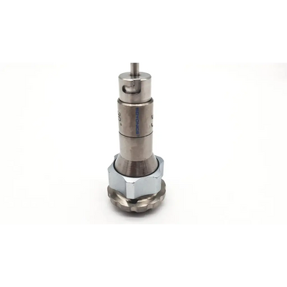Silver metallic dyonics 30° video arthroscope with hexagonal base and cylindrical shaft for surgical use