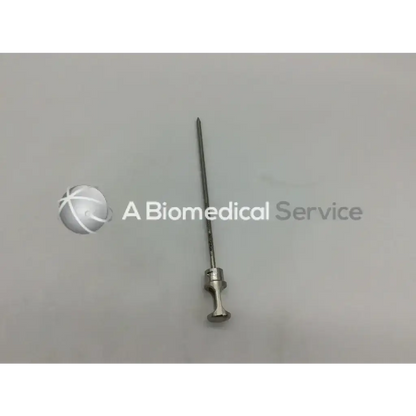 Silver surgical needle with textured handle and fine pointed tip for dyonics 4356 conical tip obturator use