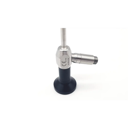 Silver surgical dyonics autoclave arthroscope da24-12 with black ergonomic handle and metallic joints for precise procedures