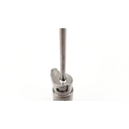 Stainless steel dyonics sn qh 440034 30° scope da24-28 dental impression tool with textured grip and cylindrical shaft