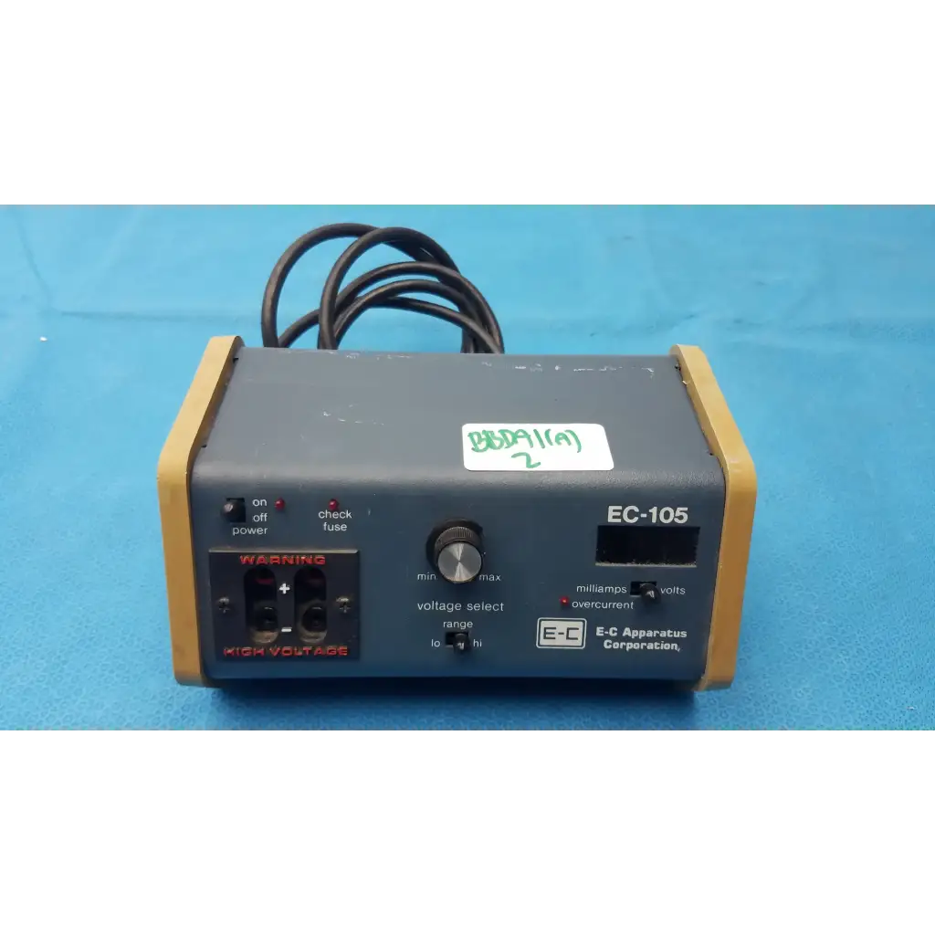 E-C Apparatus EC-105 Electrophoresis Power Supply Electrophoresis Power Supply, second-hand product photo 1