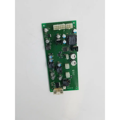 Green e154554 circuit board module 02339-02 with capacitors resistors and connectors for electronic applications