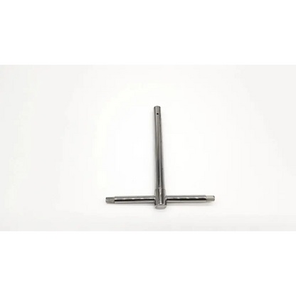 Silver polished metallic ebi 03125 t-wrench with hexagonal ends for bone screw da54-143 use
