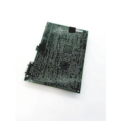 Green rectangular edac 345-050-558-301 controller bbdg1-3 circuit board with black components and silver solder points