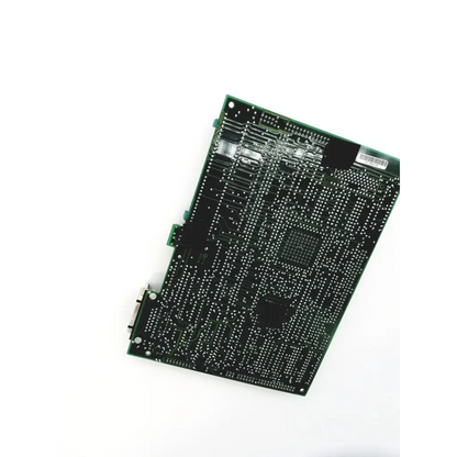Green rectangular edac 345-050-558-301 controller circuit board with black components and silver solder points bbdg1-3 22523sm