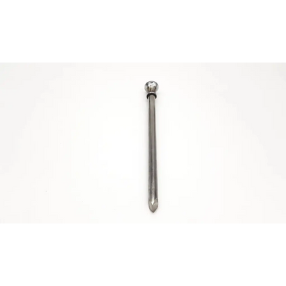 A sleek metallic eder 1012 trocar nail with a rounded head and pointed tip for precise medical use