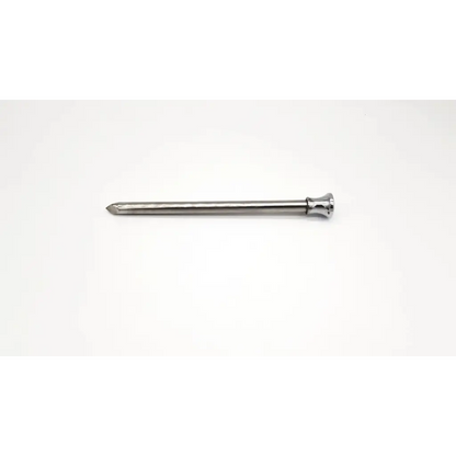 Eder 1012 trocar with a sleek metallic body and polished chrome finish featuring a rounded head design