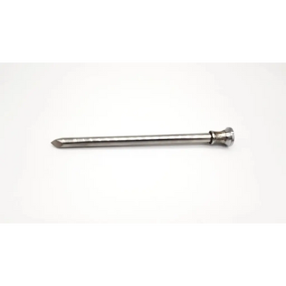 A sleek metallic eder 1012 trocar nail with a pointed tip and rounded head for secure fastening applications