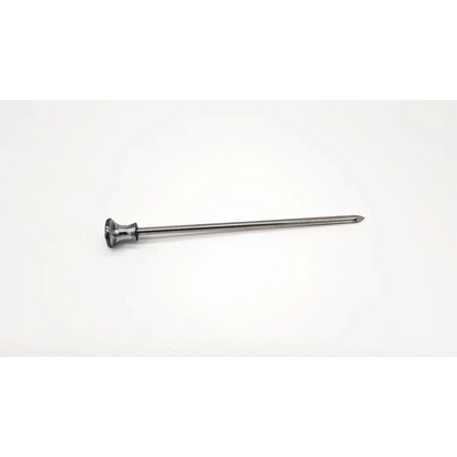 Eder 6012 G/2 trocar sleek metallic surgical instrument with polished chrome finish and ornate fluted handle