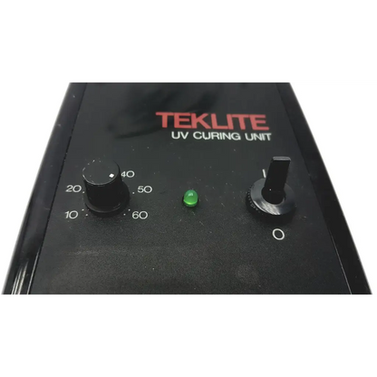 Electro-Lite Teklite teklite uv curing unit ucl 300 in black with two knobs and green indicator light for efficient curing