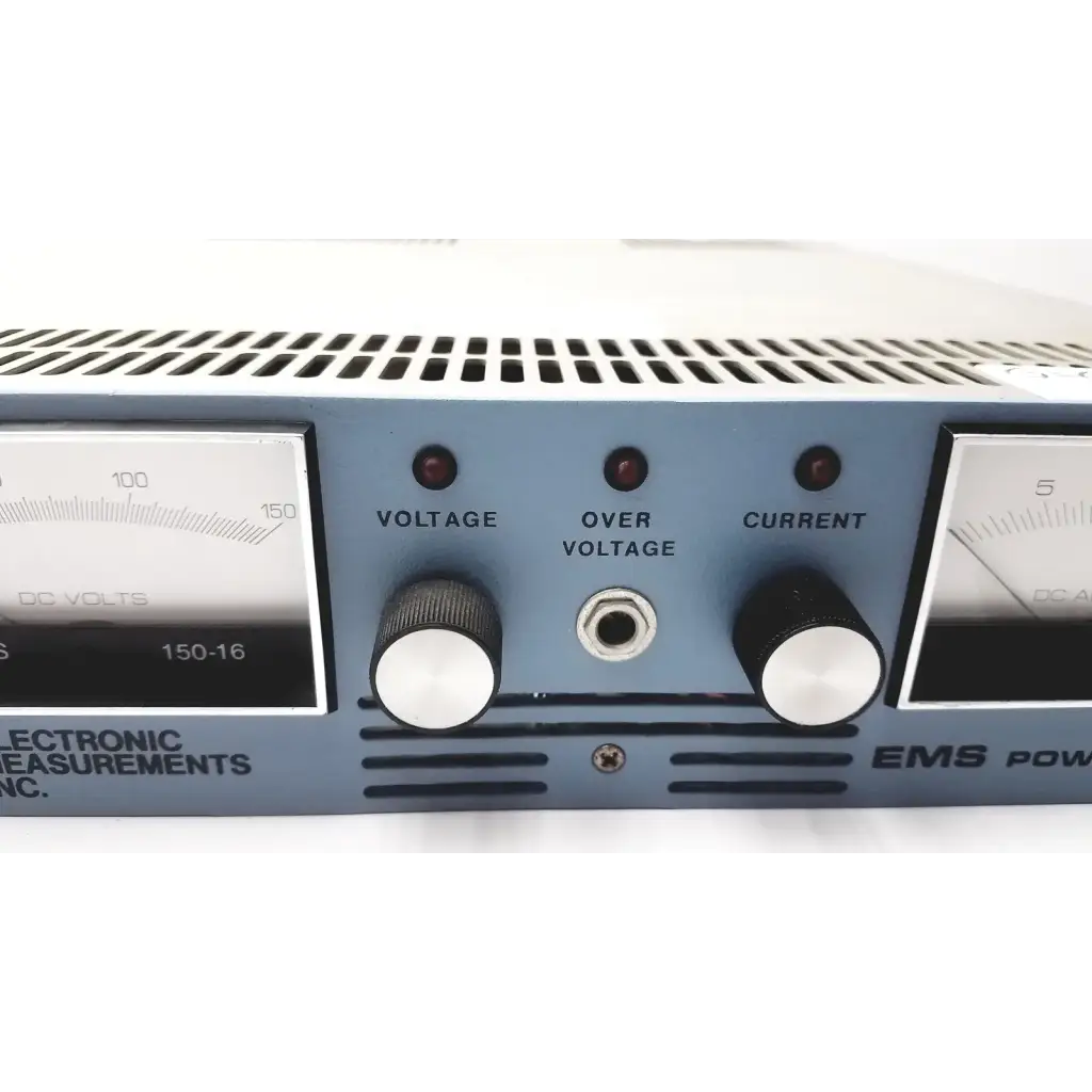 Blue ems power electronic measurements ems power supply pn 00473006 rev n untested showing front panel details