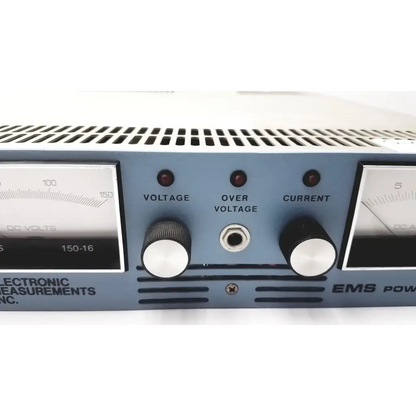 Blue ems power electronic measurements ems power supply pn 00473006 rev n untested showing front panel details