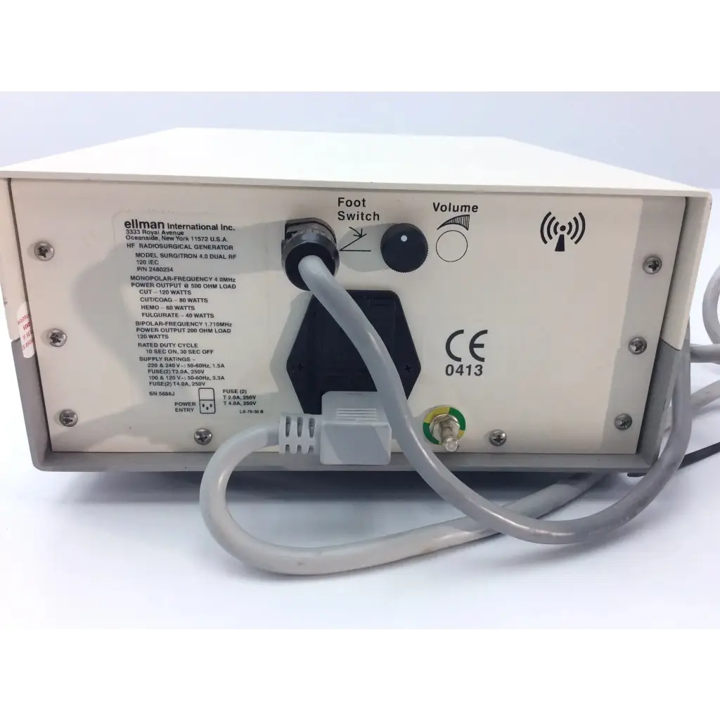 Ellman Surgitron 4.0 Dual RF HF Radiosurgical Generator 120