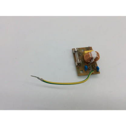 Emerson 20071005 microwave noise filter board with copper coil blue capacitors silver fuse on brown substrate for dell nec g7jpl 243-652704-c-3 sata