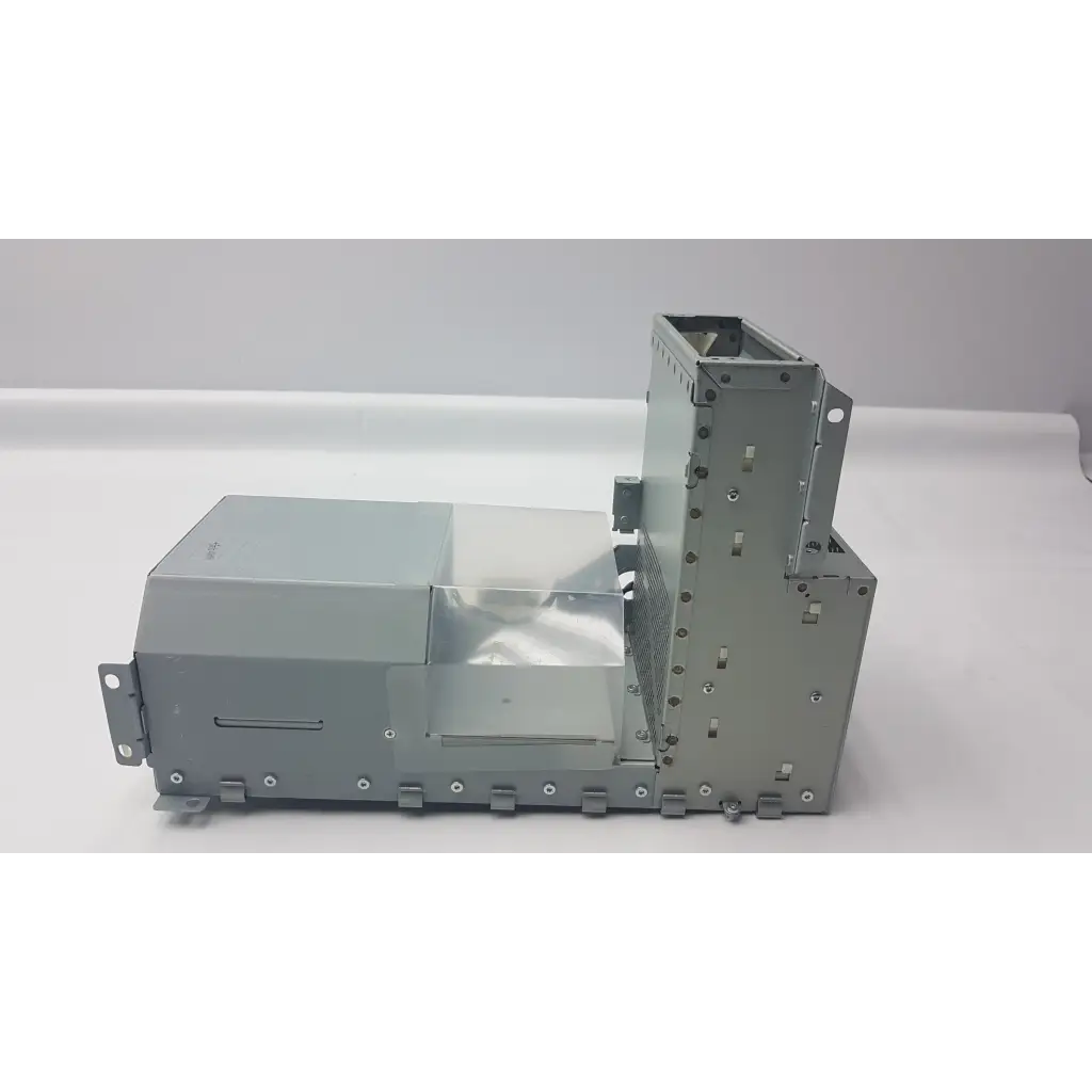Gray metallic engine pca electronics module with transparent panel featuring cr647-60021 power supply unit