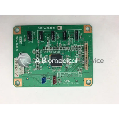 Green rectangular circuit board with gold mounting holes labeled epson c584 sub-c for stylus pro c594 sub-c board