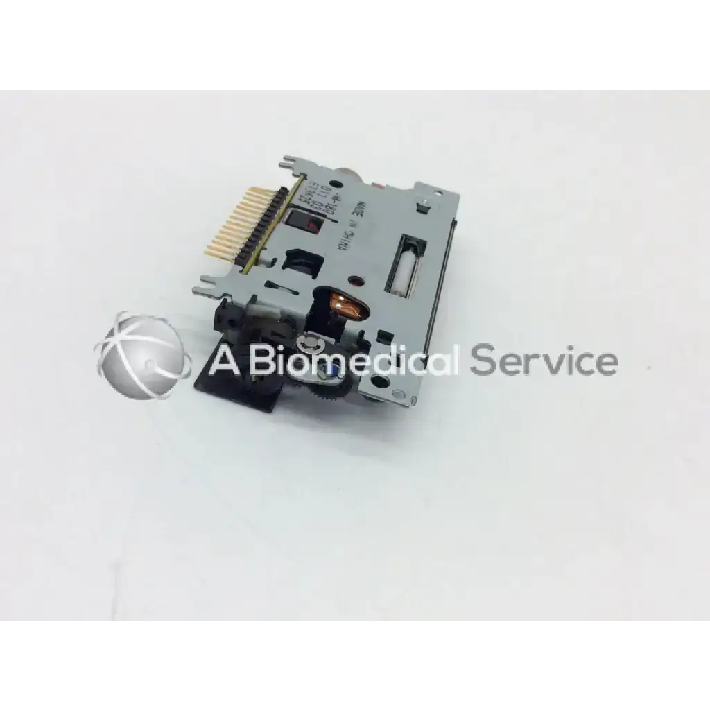 Silver metallic epson m-180 mini printer mechanism with gold-plated connector pins and black plastic mechanism needle printer parts