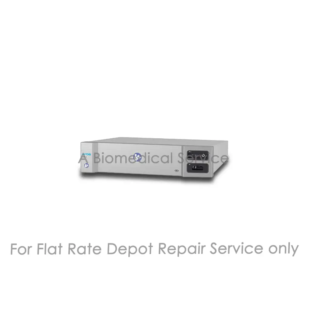 Silver-gray rectangular erbe apc 3 medical equipment with black control panel for flat-rate repair service