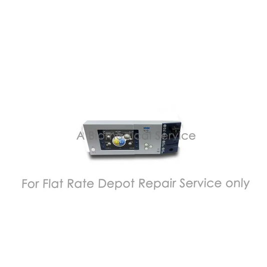 Silver medical equipment console with digital display and control buttons stryker v.o. erbe vio 300d flat-rate repair service