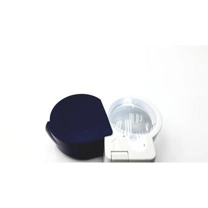 Eschenbach bbhd3-6 compact navy blue and white magnifying glass with led light 7x 28 d 60 model
