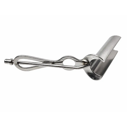EsI fiber optic lighted hill-ferguson rectal retractor biomed certified stainless steel with polished finish and ergonomic handle