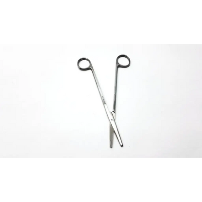 Euro-Med 62116 dissecting scissors in sterling silver stainless steel with straight blade and rounded handles