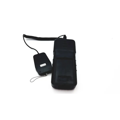 Black handheld metal detector with wrist strap and small receiver unit from extech 407026 foot candle meter ad4-164