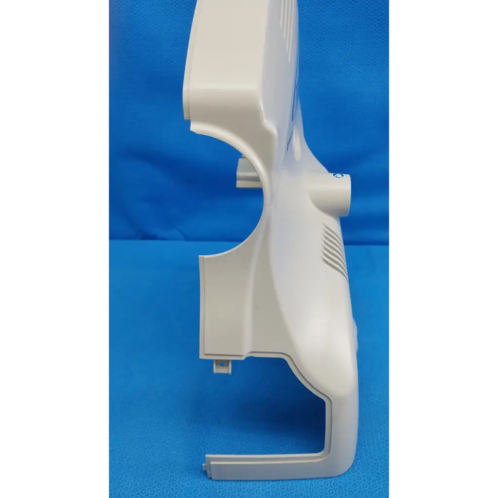 White plastic main optical body housing with molded vents and cutouts for topcon trc-nw8 retinal camera