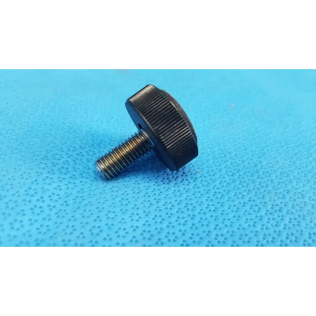 Black plastic mechanical leveling screw foot with threaded metal bolt for topcon trc-nw6s retinal camera