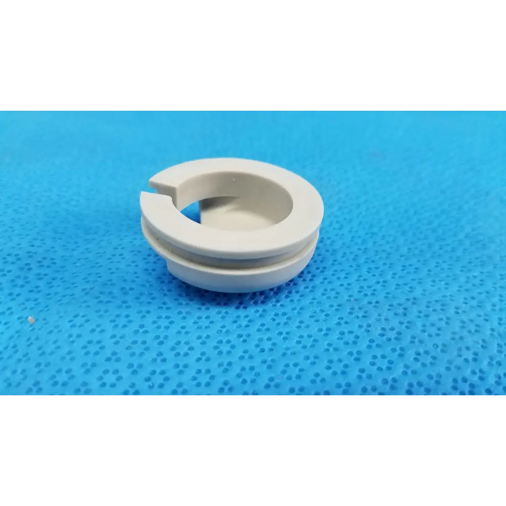White plastic external joystick mechanical neck base collar ring cover with a cutout for topcon trc-nw8 fundus camera