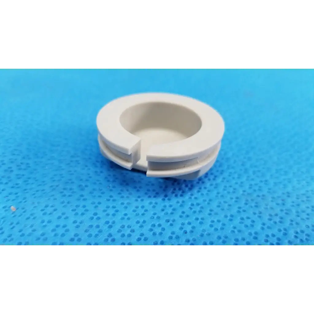 White plastic external joystick mechanical neck base collar ring cover with segmented outer edge for topcon trc-nw8