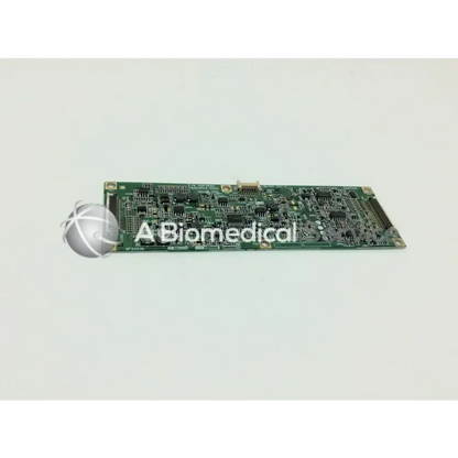 Green rectangular f892xph3-dcdc board with black integrated circuits silver connectors and biomedical logo printed in white