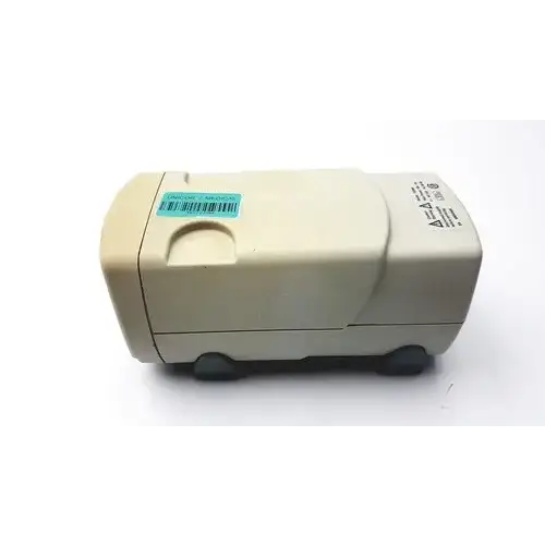 Beige plastic electric pencil sharpener with black rubber feet and barcode sticker related to fisher scientific fb300 electrophoresis power supply