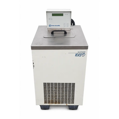 White fisher scientific isotemp 1013d biomed certified circulator bath with digital display and stainless steel top